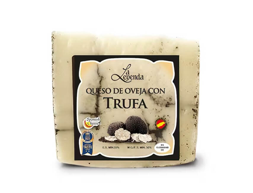 Manchego IGP à la truffe d'été pasteurisé
