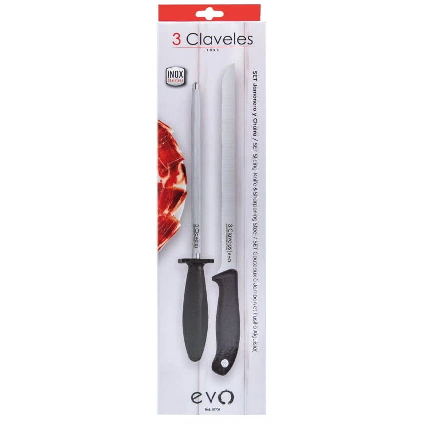Set couteau à jambon EVO et fusil