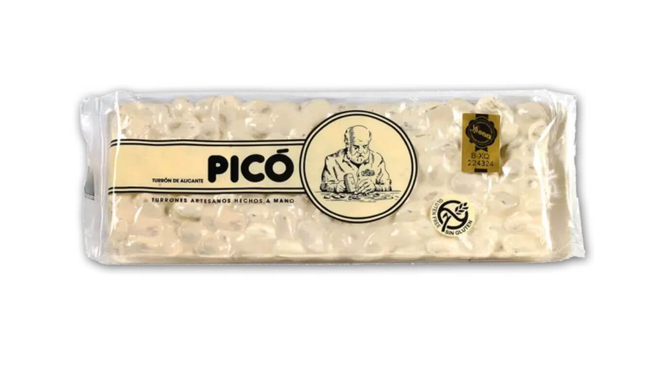 Turrón d’Alicante – Nougat traditionnel aux amandes (250 g)