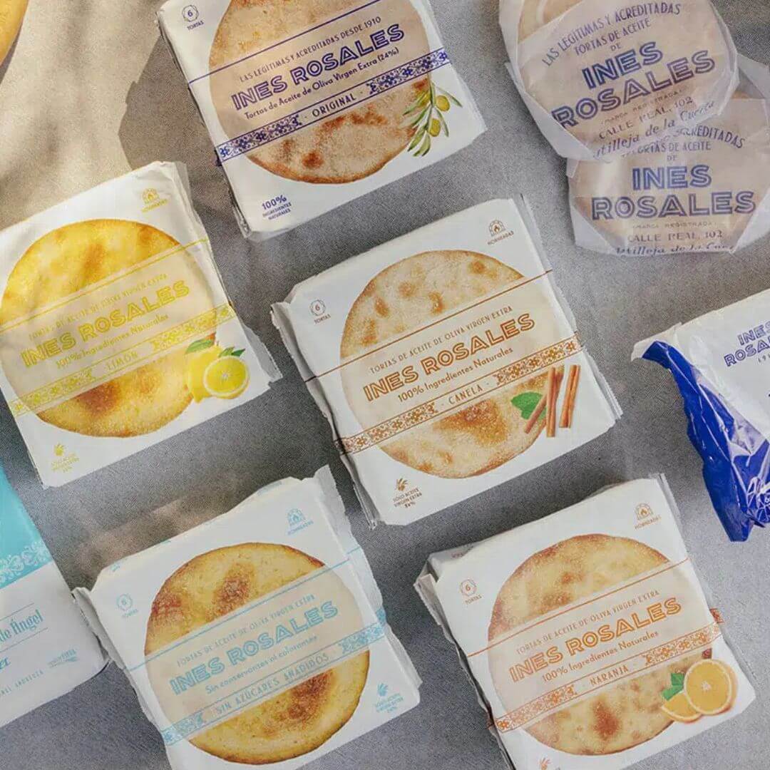 Tortas Inés Rosales – Spécialité artisanale de Séville (saveurs au choix)