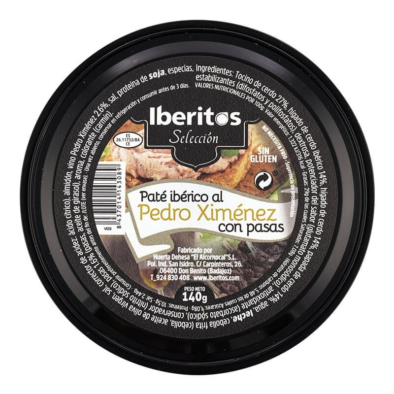 Pâté Ibérico au Pedro Ximénez et Raisins